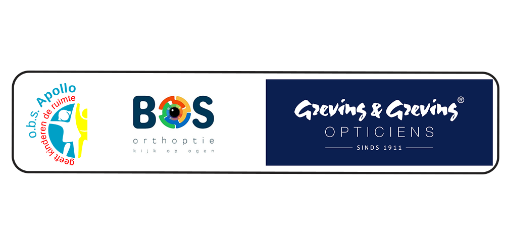Apollo School, Bos Orthoptie en Greving & Greving Opticiens